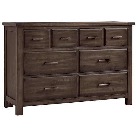 Solid Wood 6-Drawer Dresser